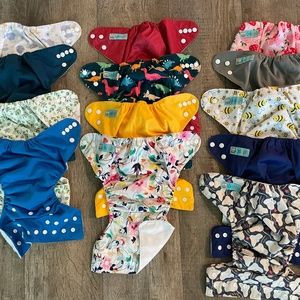 Mix Lot Cloth Diapers